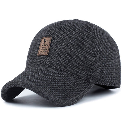 Men's middle-aged and elderly woolen hats winter outdoor - Urban Caps 