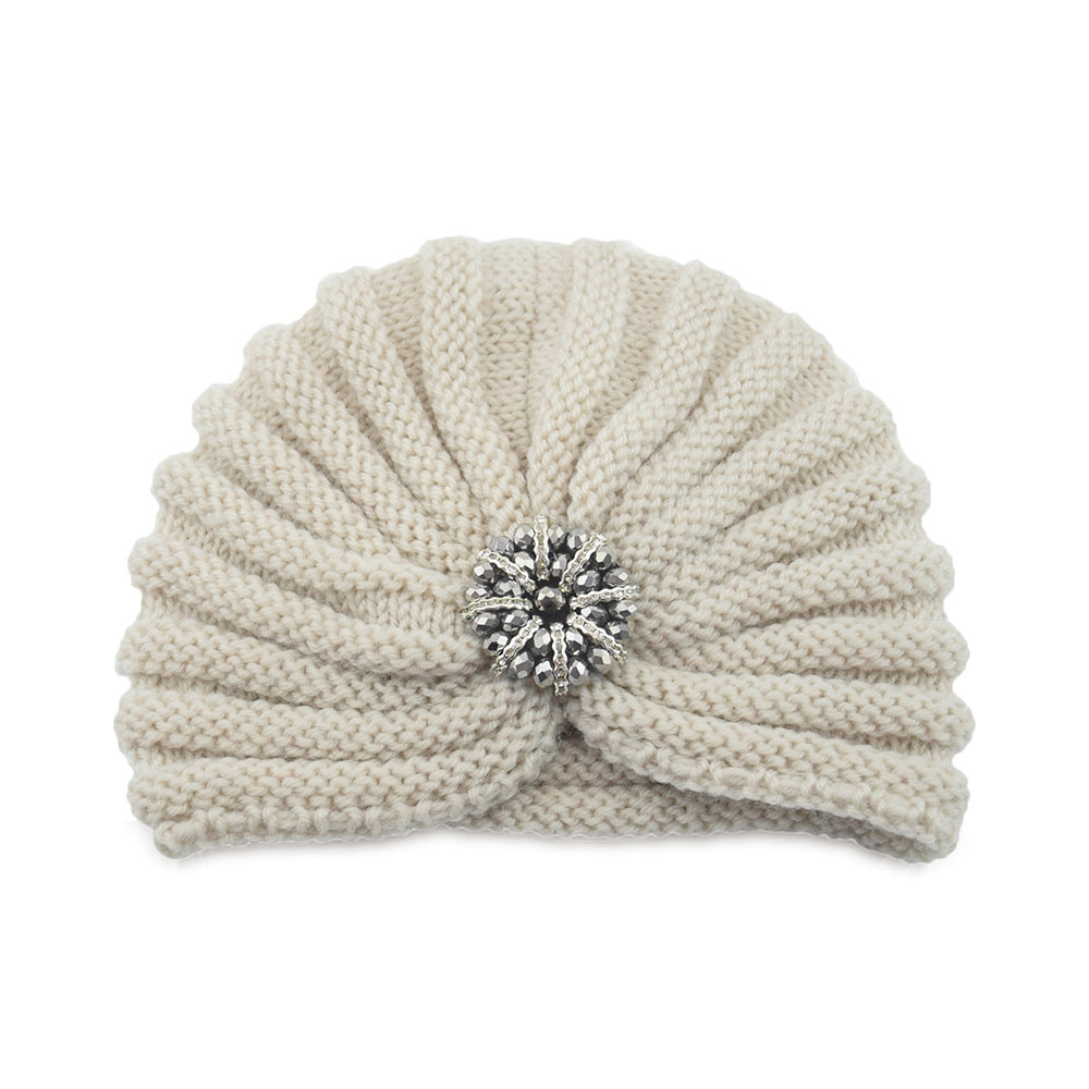 Round Beads Accessories Hat Woolen Hat Knitted Hat Bohemian Toe Cap - Urban Caps 