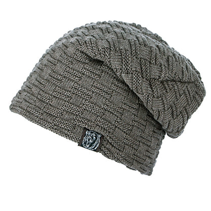 Knitted wool hat winter plus velvet - Urban Caps 