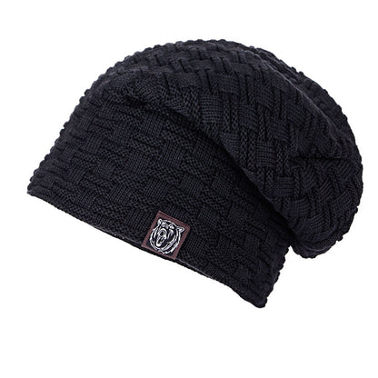 Knitted wool hat winter plus velvet - Urban Caps 