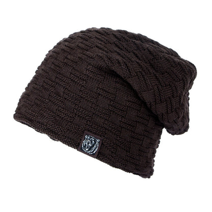 Knitted wool hat winter plus velvet - Urban Caps 