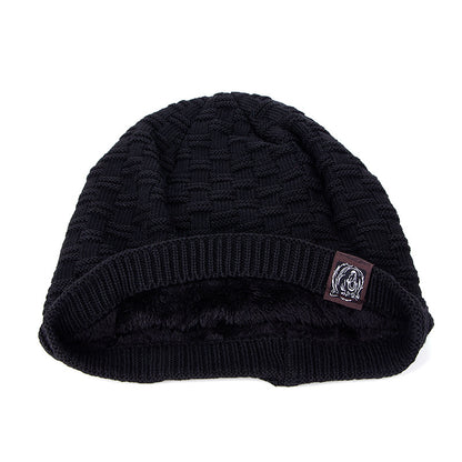Knitted wool hat winter plus velvet - Urban Caps 
