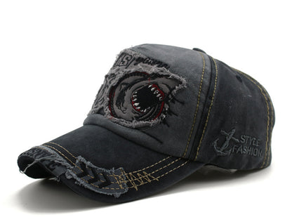 Shark Denim Cap Hip Hop Outdoor Snapback Baseball Caps - Urban Caps 