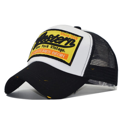 Embroidered summer net cap - Urban Caps 