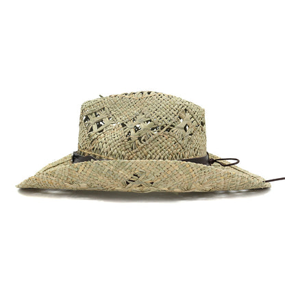 Ladies Fashion Hand Knitted Western Cowboy Hat - Urban Caps 