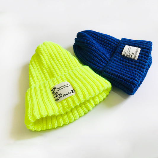 Men And Women Personalized Fashion Cloth Label Woolen Hat - Urban Caps 