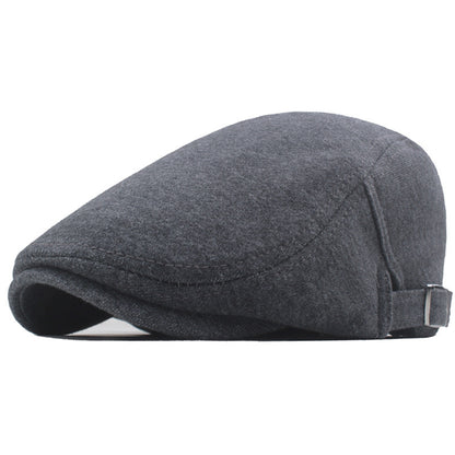 Men’s Classic Flat Top Newsboy Cap – Retro Autumn Beret | Adjustable Fit - Urban Caps 