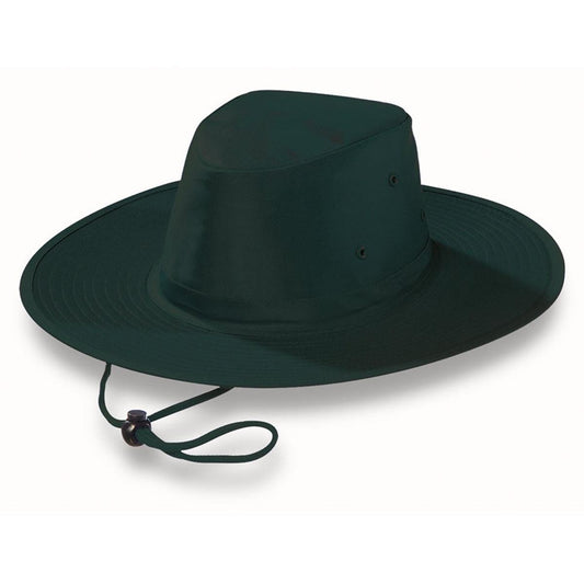 Poly Viscose Slouch Hat – Bottle Green, UPF 50+ Sun Protection, Adjustable Fit - Urban Caps 