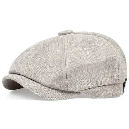 Retro Octagonal Beret Hat – British Dome-Style Peaky Blinders Cap | Free Size - Urban Caps 