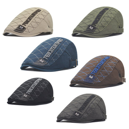 Men’s Retro Cotton Sun Cap – Embroidered Dome Style | Adjustable Fit - Urban Caps 