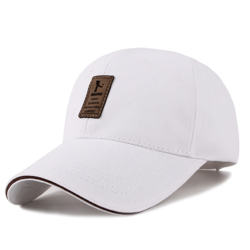 The new Korean men's baseball cap COTTON HAT VISOR outdoor sports peaked cap autumn - Urban Caps 