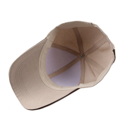 The new Korean men's baseball cap COTTON HAT VISOR outdoor sports peaked cap autumn - Urban Caps 