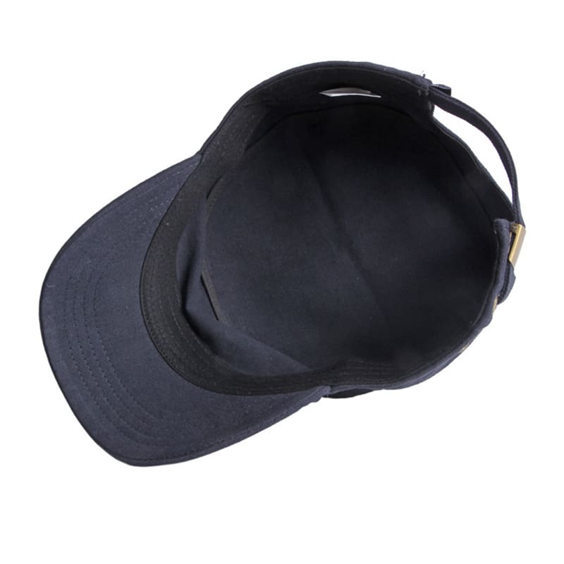 3 Stars Cotton Army Cap – Adjustable Military Style Hat