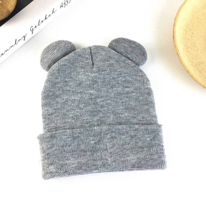 Autumn And Winter Funny Bear Ears Student Earflaps Warm Knitted Hat - Urban Caps 