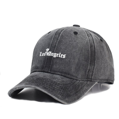 Washed Cotton Printed Hat Old Dad Hat - Urban Caps 