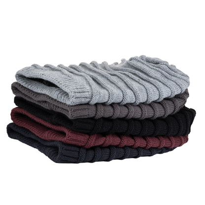 Men's Plush Sweater Hat with Ear Guards: Outdoor Warmth and Comfort - Urban Caps 