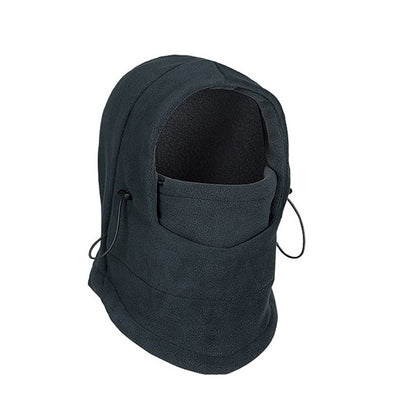 Windproof Velvet Hat with Warm Neck Mask: Ideal for Winter Cycling - Urban Caps 