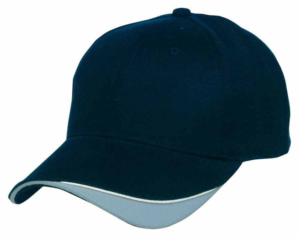 Signature Cap – Heavy Brushed Cotton, Contrast Trim, Velcro Fit - Urban Caps 