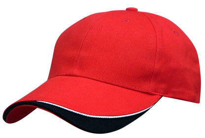 Signature Cap – Heavy Brushed Cotton, Contrast Trim, Velcro Fit - Urban Caps 