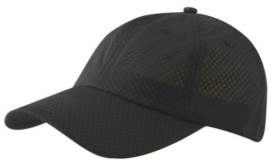 Mesh Sports Cap – Breathable Colourfast Mesh, Velcro Fit, 6-Panel Design - Urban Caps 
