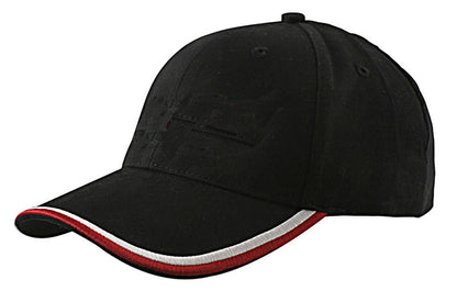 Slipstream Cap – Cotton Twill, Contrast Peak Trim, Velcro Fit - Urban Caps 