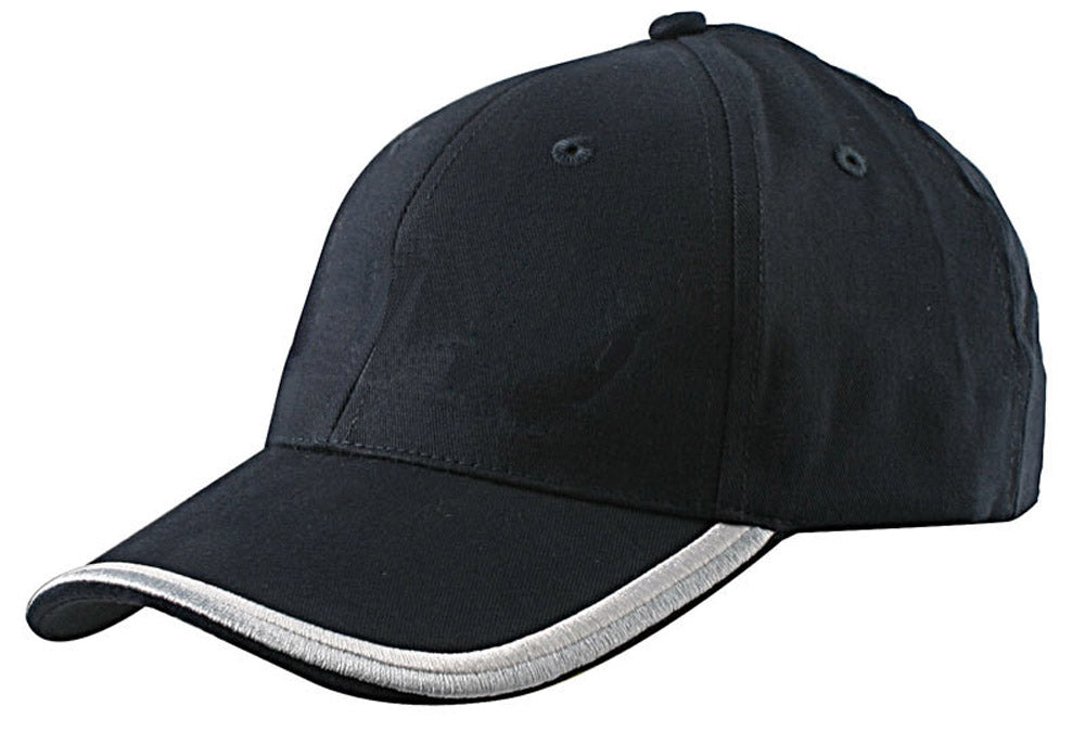 Slipstream Cap – Cotton Twill, Contrast Peak Trim, Velcro Fit - Urban Caps 