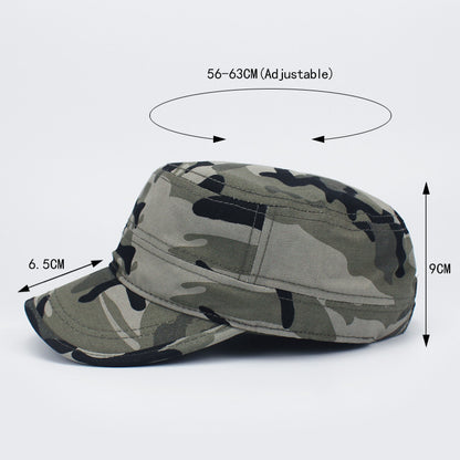 Camouflage Military Flat Cap - Urban Caps 