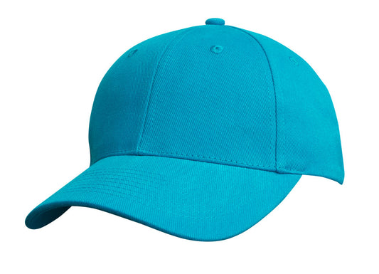Heavy Brushed Cotton Cap – Durable 6-Panel, Adjustable Gunmetal Buckle, Pre-Curved Peak - Urban Caps 