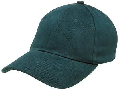 Heavy Brushed Cotton Cap – Durable 6-Panel, Adjustable Gunmetal Buckle, Pre-Curved Peak - Urban Caps 