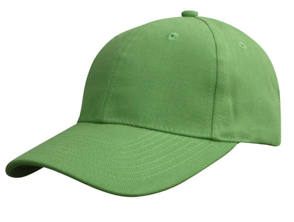 Heavy Brushed Cotton Cap – Durable 6-Panel, Adjustable Gunmetal Buckle, Pre-Curved Peak - Urban Caps 