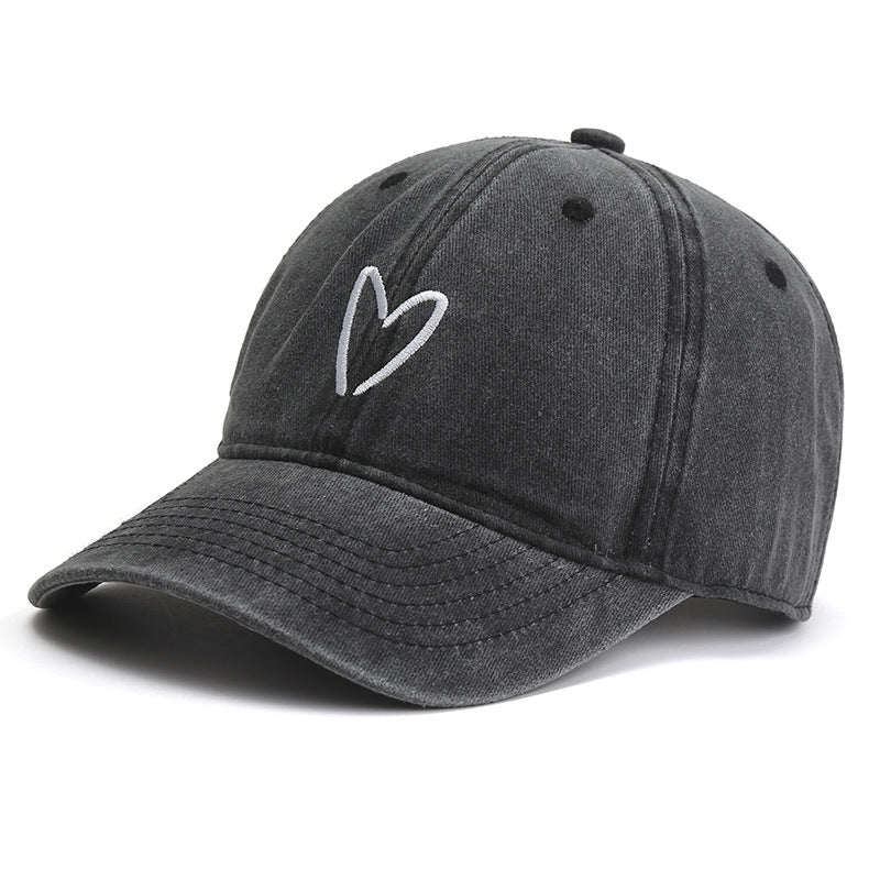 Spring And Summer Fashion Embroidery Love Baseball Hat - Urban Caps 
