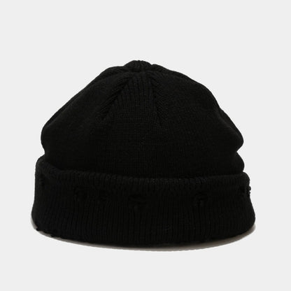 Chic and Cozy: Hole-Knitted Wool Hat for Effortless Style - Urban Caps 