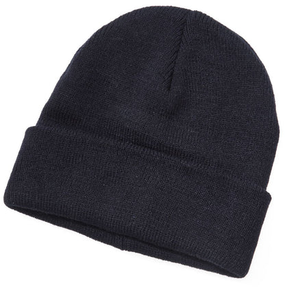 Premium Wool Blend Beanie – Extra Warm Knit with Roll-Up Cuff | One Size Fits Most
