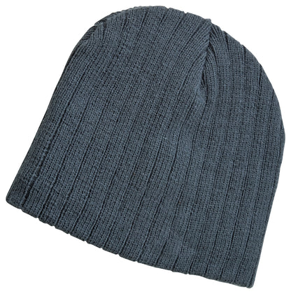 Cable Knit Beanie – Acrylic Knit, Fleece-Lined Brow Band, One Size Fits Most - Urban Caps 