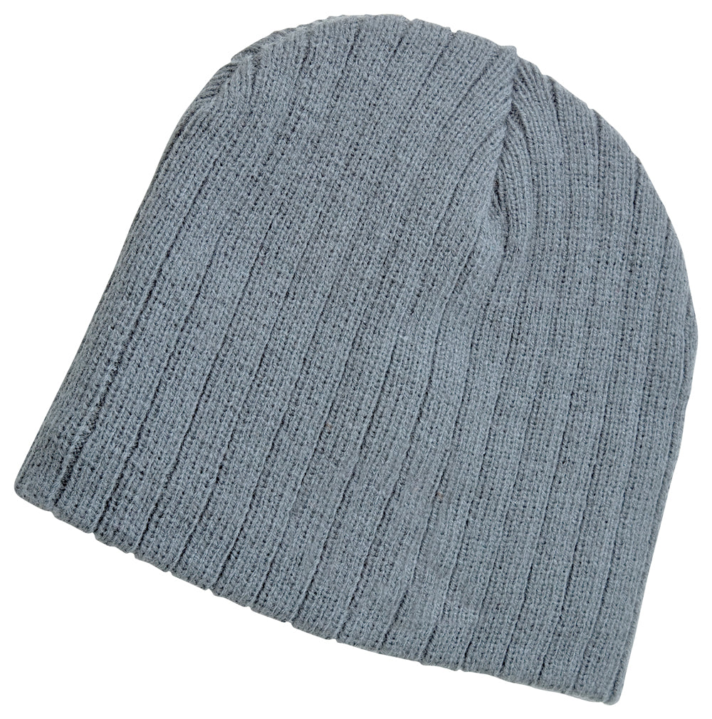 Cable Knit Beanie – Acrylic Knit, Fleece-Lined Brow Band, One Size Fits Most - Urban Caps 