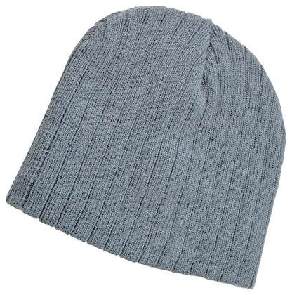 Cable Knit Beanie – Acrylic Knit, Fleece-Lined Brow Band, One Size Fits Most - Urban Caps 