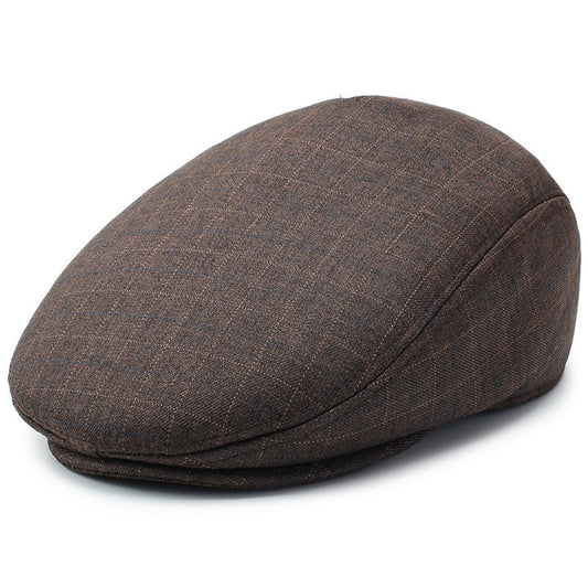 Men's Casual Peaked Cap Middle-aged And Elderly Sun Hat Beret - Urban Caps 