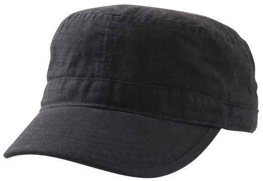 Ripstop Military Cap – Durable Cotton Blend, Velcro Fit - Urban Caps 
