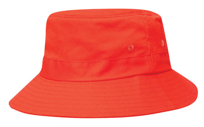 Kids Bucket Hat with Adjustable Toggle – Cotton Twill, Fits 51-54cm - Urban Caps 