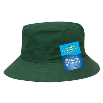 Kids Bucket Hat – SunSmart Cotton Twill with Adjustable Toggle | NZ Stock - Urban Caps 