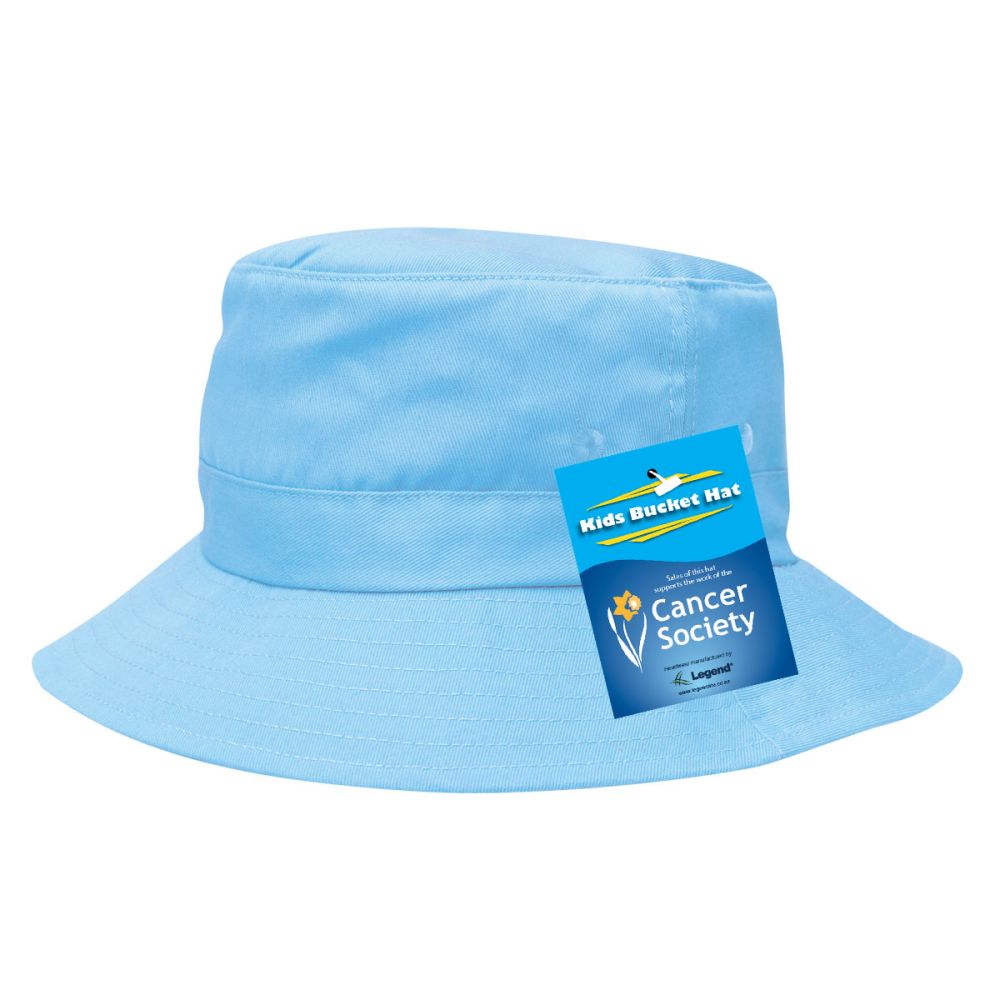 Kids Bucket Hat – SunSmart Cotton Twill with Adjustable Toggle | NZ Stock - Urban Caps 