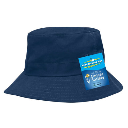 Kids Bucket Hat – SunSmart Cotton Twill with Adjustable Toggle | NZ Stock - Urban Caps 
