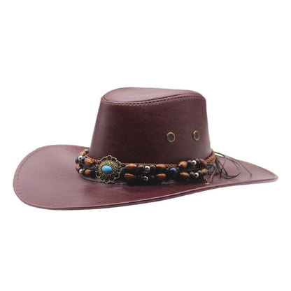 Female Big Brim Sun-proof Western Cowboy Hat - Urban Caps 