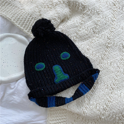 Embroidered Rabbit Fur Warm Wool Hat - Urban Caps 