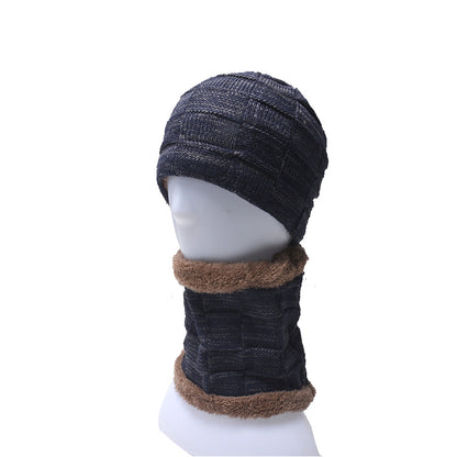 Velvet Knit Hat with Collar Set: Winter Warmth and Style - Urban Caps 