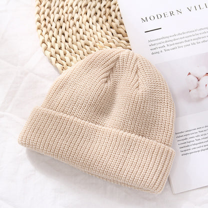 Trendy Dome Autumn And Winter Knitted Woolen Hat - Urban Caps 