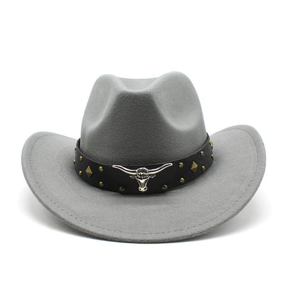 Polyester Retro Jazz Western Cowboy Hat - Urban Caps 