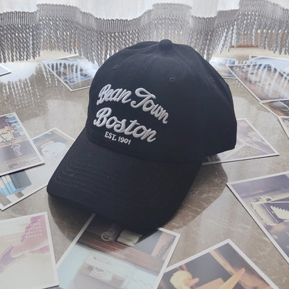 Big Head Circumference Letter Baseball Men'S Summer Soft Top Embroidery All-Match Peaked Outdoor Sun Hat