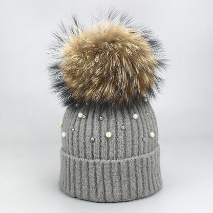 Pearl woolen hat - Urban Caps 