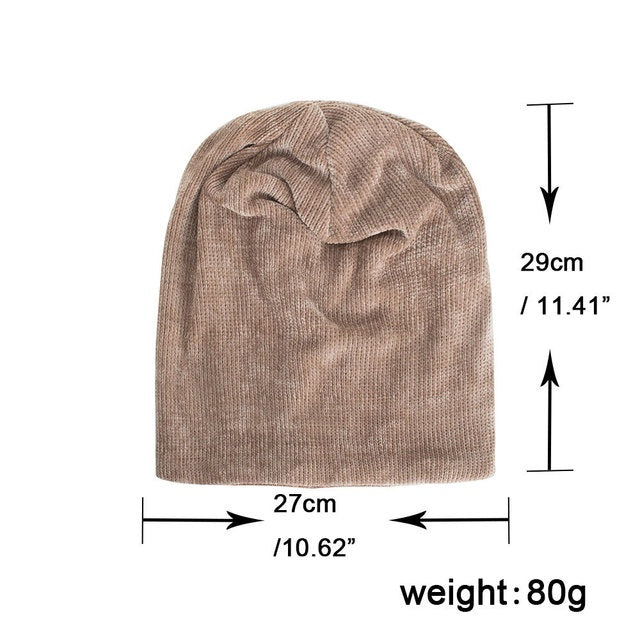 Winter men's plus velvet hat corduroy pullover hat knitted hat - Urban Caps 